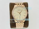 JL Factory Swiss Jaeger-LeCoultre Master Ultra Thin Rose Gold Diamond Bezel Watch 40MM